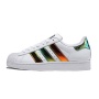 adidas三叶草陈奕迅黑白 渐变板鞋 贝壳头 情侣款  